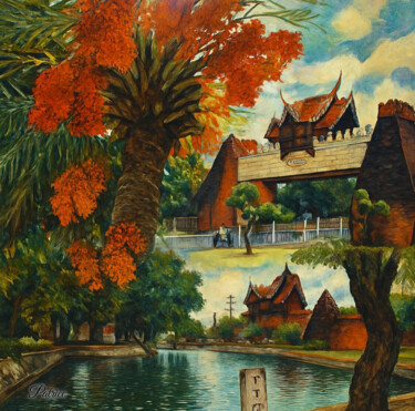印花与版画 标题为“Serenity of the Sac…” 由Patrick John Bennett (Patrice), 原创艺术品, 数码摄影