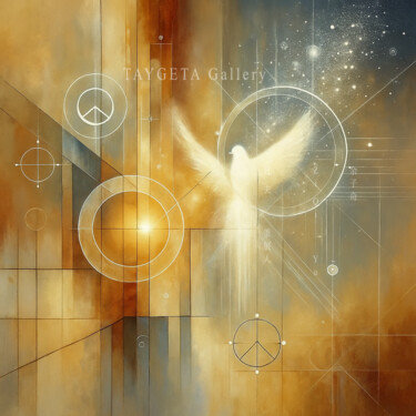 数字艺术 标题为“Voyage of Light · T…” 由Ziqi Yu (Fanfu), 原创艺术品, 喷墨 安装在木板上