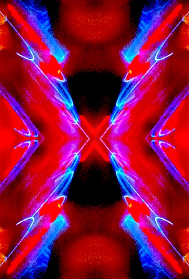摄影 标题为“Neon 4b3” 由Ken Lerner, 原创艺术品, 数码摄影