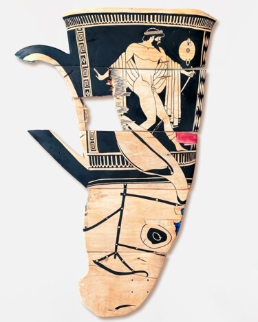 绘画 标题为“Equus Rhyton” 由Rom Av.Jc, 原创艺术品, 丙烯
