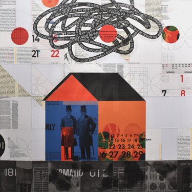 Collages titled "Taxman" by Manel Villalonga, Original Artwork, Collages