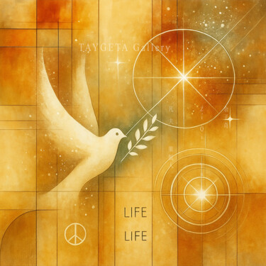 数字艺术 标题为“Voyage of Light · T…” 由Ziqi Yu (Fanfu), 原创艺术品, 喷墨 安装在木板上