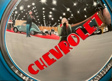 绘画 标题为“Chevrolet pick up r…” 由Gilbert Duchamp, 原创艺术品, 丙烯