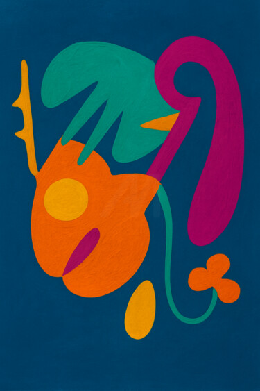 Arts numériques intitulée "Fusion Chromatique I" par Yahya Ahssaini, Œuvre d'art originale, Peinture numérique