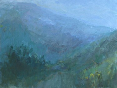绘画 标题为“Mountains in Monten…” 由Mariia Kurbatova, 原创艺术品, 油