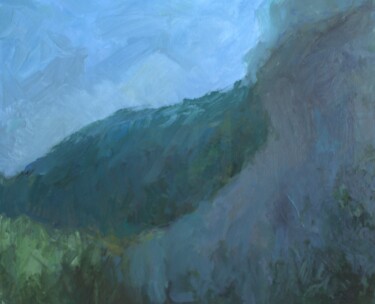 绘画 标题为“Mountains in Sutomo…” 由Mariia Kurbatova, 原创艺术品, 油