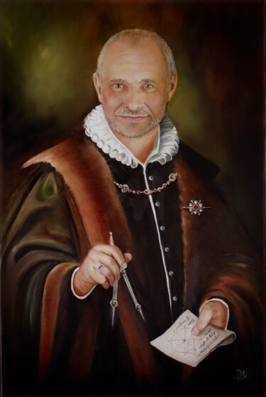 Peinture intitulée "Autoportrait" par Pdu31, Œuvre d'art originale, Huile