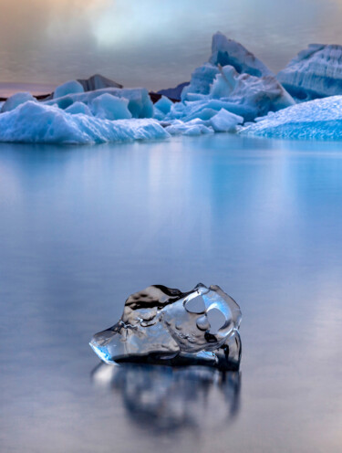 绘画 标题为“Ice Jökulsárlón Bay” 由Sergey Agapov, 原创艺术品, 数码摄影