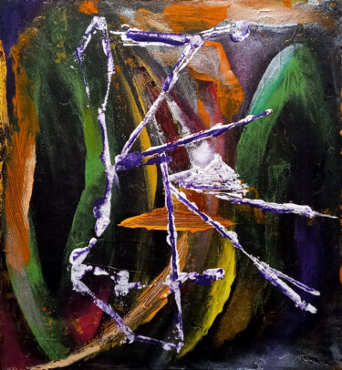 绘画 标题为“Dance” 由Igor Mishenev, 原创艺术品, 丙烯 安装在木质担架架上