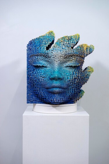 绘画 标题为“Flowing” 由Gil Bruvel, 原创艺术品, 木