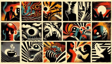 Digital Arts titled "NUMB 030" by Karavix, Original Artwork, AI generated image