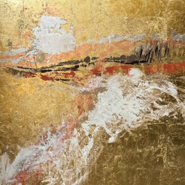 Peinture intitulée "Riviera Beach - Med…" par Angie Brooksby-Arcangioli, Œuvre d'art originale, Acrylique Monté sur Châssis…