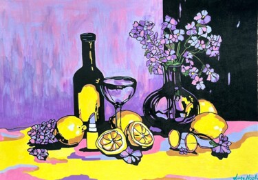 绘画 标题为“Still-life. She's w…” 由Lucy Nosfy, 原创艺术品, 标记
