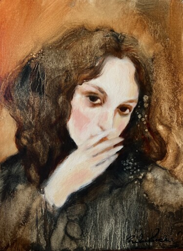 绘画 标题为“Heart’s Secrets” 由Isolde Pavlovskaya, 原创艺术品, 油 安装在纸板上