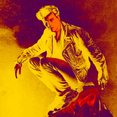 Photographie intitulée "johnny1" par José Espiguinha, Œuvre d'art originale, Photographie manipulée