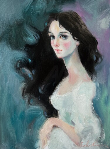绘画 标题为“I remember” 由Isolde Pavlovskaya, 原创艺术品, 油 安装在纸板上