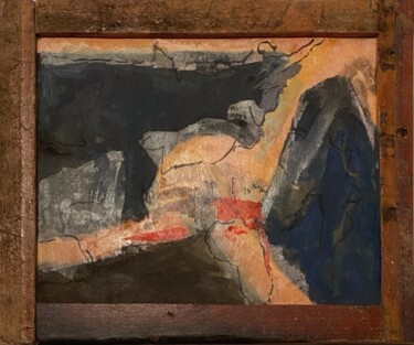 绘画 标题为“Frammento” 由Marco Bettocchi, 原创艺术品, 油 安装在木质担架架上