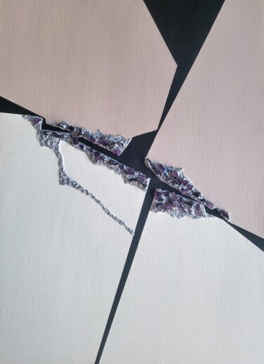 Rift 3 minimalist abstract art 绘画 标题为“Rift 3 minimalist a…” 由Veronika Obushikhina, 原创艺术品, 丙烯