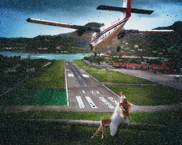 摄影 标题为“Risky Landing Diamo…” 由David Drebin, 原创艺术品, 数码摄影