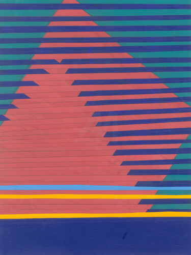 Collages titled "Mountain" by Merve Aydın, Original Artwork, Collages