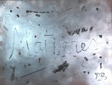 绘画 标题为“Matières” 由Damien Berrard, 原创艺术品, 丙烯 安装在木质担架架上