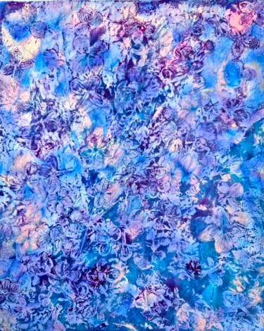 Peinture intitulée "Beautiful Turquoise…" par Olga Boltenkova, Œuvre d'art originale, Acrylique