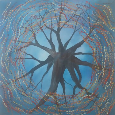 Painting titled "Dessus-Dessous – Ac…" by Eric Pelleau, Original Artwork, Acrylic