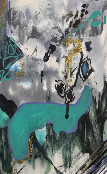 “There Where the Voice Is Born” 绘画 标题为““There Where the Vo…” 由Оксана Кузьмина (Soult), 原创艺术品, 丙烯