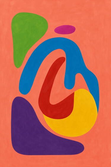 数字艺术 标题为“Fusion graphique” 由Yahya Ahssaini, 原创艺术品, 数字油画
