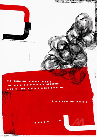 拼贴 标题为“Unspoken Story 13.” 由Petr Strnad, 原创艺术品, 拼贴