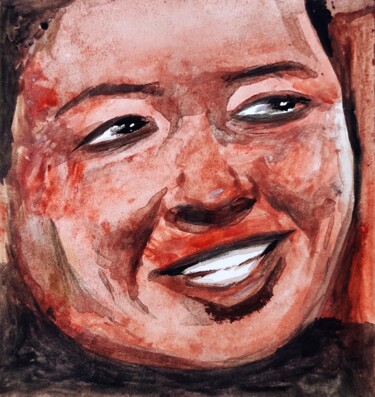 Pintura intitulada "Little Big characte…" por Milto Sideris, Obras de arte originais, Acrílico