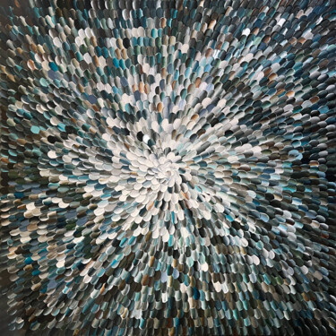 Pintura intitulada "Noir 11" por Tatiana Georgieva, Obras de arte originais, Acrílico Montado em Armação em madeira