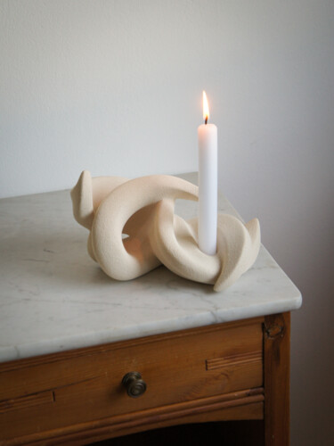 SWAN IV candle holder 设计 标题为“SWAN IV candle hold…” 由Aleksandra Krasnopolska, 原创艺术品, 表艺术