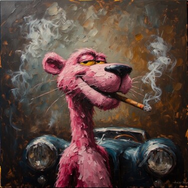 印花与版画 标题为“Smoke Pink” 由Skylor Timeless, 原创艺术品, 模拟打印