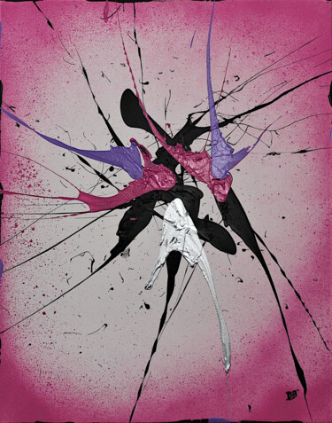 Ballerine 绘画 标题为“Ballerine” 由Damien Berrard, 原创艺术品, 丙烯 安装在木质担架架上