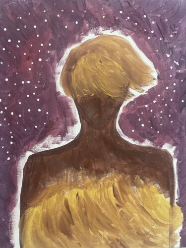 "Femme spirituelle" başlıklı Tablo Mbegah Barbara tarafından, Orijinal sanat, Akrilik