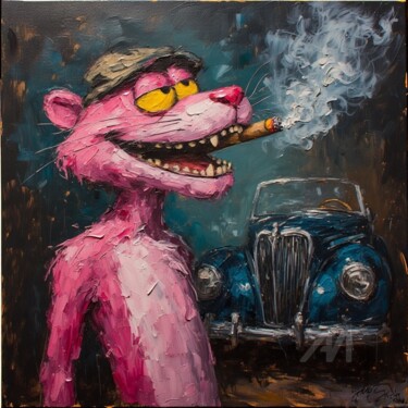 印花与版画 标题为“Smoke Pink No.2” 由Skylor Timeless, 原创艺术品, 数字油画