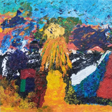 Nadija 2024-2025 (Hope) exclusive expression oil by Andrii K 绘画 标题为“Nadija 2024-2025 (H…” 由Andrii Korotkyi, 原创艺术品, 油