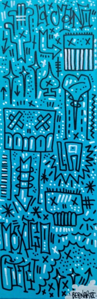 绘画 标题为“La mano 🖐️” 由Alexis Bernardi, 原创艺术品, 丙烯 安装在木质担架架上