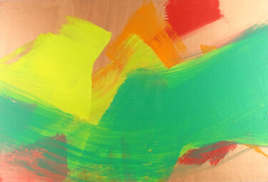绘画 标题为“3,4 couleurs 10” 由Ln Le Cheviller, 原创艺术品, 丙烯