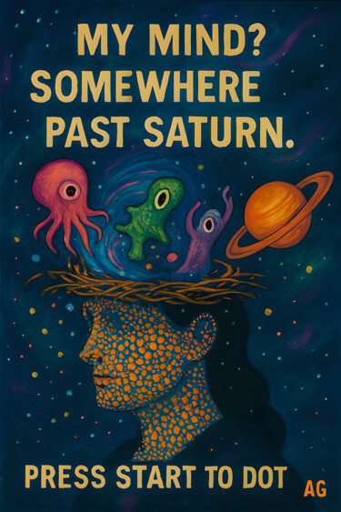 数字艺术 标题为“Somewhere Beyond Sa…” 由Anna Grochowska, 原创艺术品, 数字拼贴