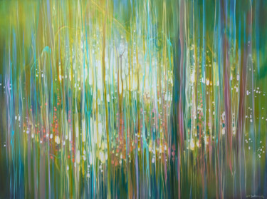 绘画 标题为“Finding a Melody” 由Gill Bustamante, 原创艺术品, 油 安装在木质担架架上