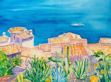 "The Hanging Garden…" başlıklı Tablo Kseniia Martinez tarafından, Orijinal sanat, Suluboya