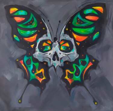 绘画 标题为“Butterfly” 由Yerkezhan Kamentayeva, 原创艺术品, 丙烯