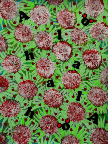 Aloha - Hawaii Vacations / The "Where are the Mice" series 印花与版画 标题为“Aloha - Hawaii Vaca…” 由Małgorzata Wartołowicz (Margot Sophie), 原创艺术品, 数字打印