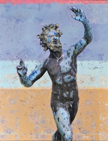 绘画 标题为“Dancing Faun” 由Juan Maria Bollé, 原创艺术品, 丙烯