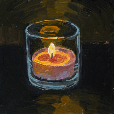 绘画 标题为“Candle” 由Serhii Zavadenko, 原创艺术品, 油