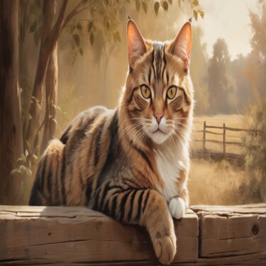 Whiskerfield 数字艺术 标题为“Whiskerfield” 由Layqa, 原创艺术品, AI生成的图像