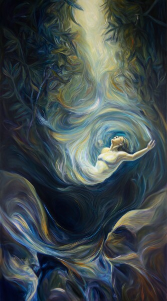 Rising Through the Spiral Digital Arts titled "Rising Through the…" by Alberto Capitani, Original Artwork, AI generated image