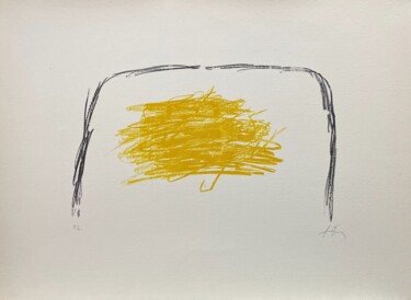 印花与版画 标题为“Sèrie Frègoli” 由Antoni Tàpies, 原创艺术品, 光刻技术 安装在纸板上